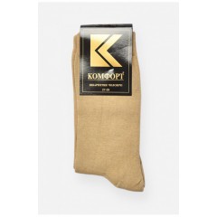 Шкарпетки чоловічі демісезонні бежевого кольору 202752L
