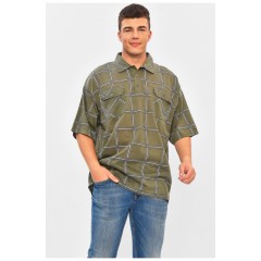 Футболка мужская батальная цвета хаки 202981L