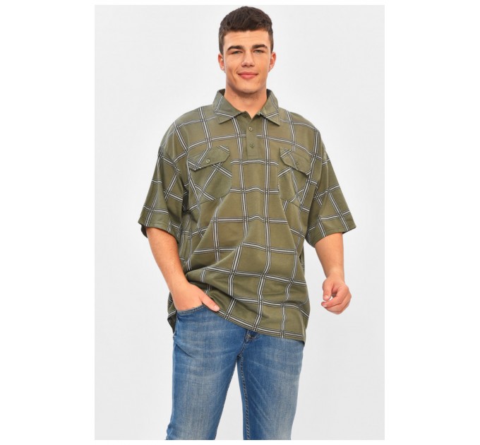 Футболка мужская батальная цвета хаки 202981L