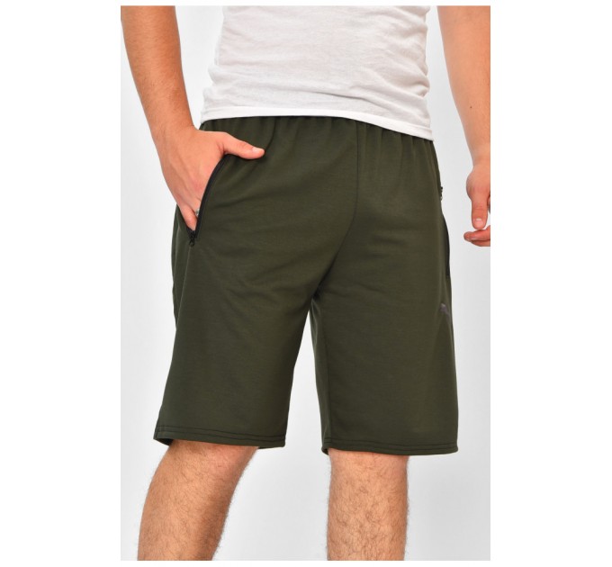 Шорти чоловічі кольору хакі 202992L