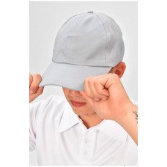 Кепка чоловіча однотонна світло-сірого кольору 203033L