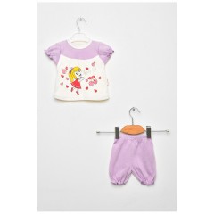 Костюм дитячий для дівчинки бузкового кольору 203062L