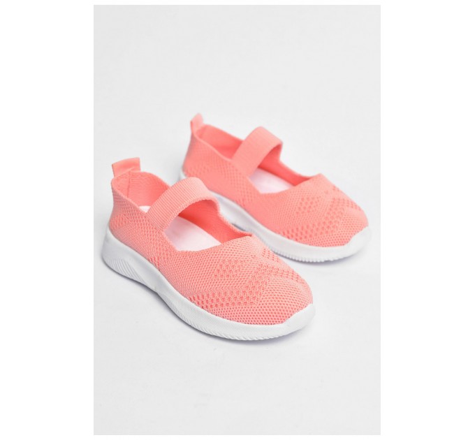 Мокасини дитячі рожевого кольору текстиль 203106L