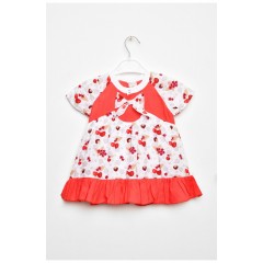 Сукня дитяча для дівчинки червоно-білого кольору 203138L