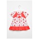 Сукня дитяча для дівчинки червоно-білого кольору 203138L