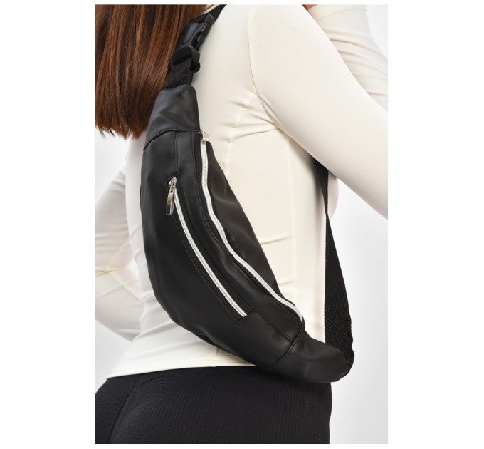 Бананка жіноча чорного кольору 203258L