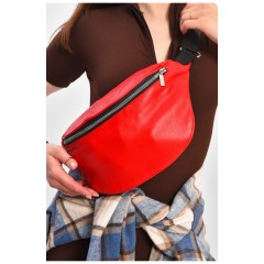 Бананка жіноча червоного кольору 203309L