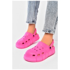 Кроксы женские розового цвета 203492L