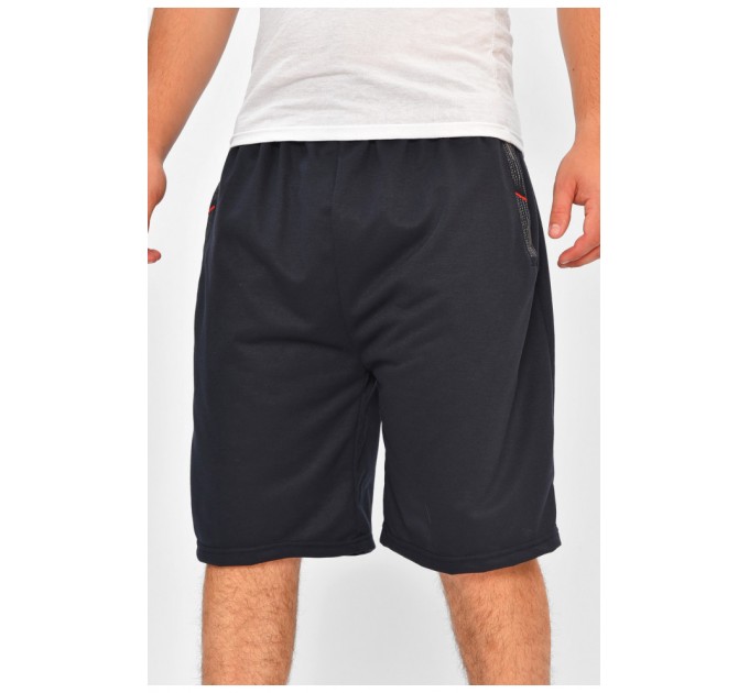 Шорти чоловічі батальні темно-синього кольору 203677L