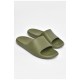 Шльопанці чоловічі піна кольору хакі 203759L