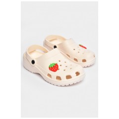 Кроксы детские молочного цвета 203855L