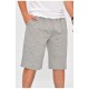 Шорты мужские однотонные серого цвета 204271L