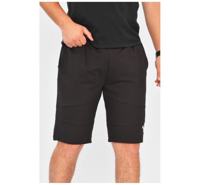Шорты мужские однотонные черного цвета 204272L