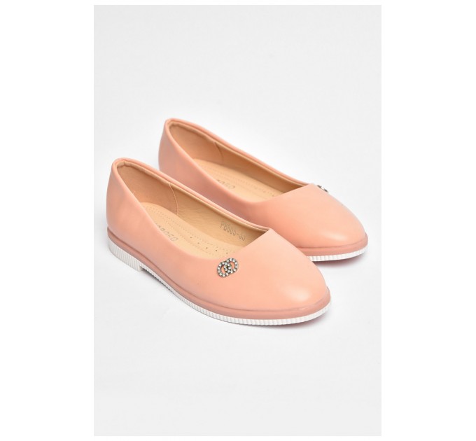 Балетки дитячі для дівчинки рожевого кольору 204307L