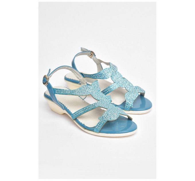 Босоніжки дитячі блакитного кольору 204361L