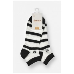 Шкарпетки жіночі спортивні демісезонні білого кольору з принтом 204761L