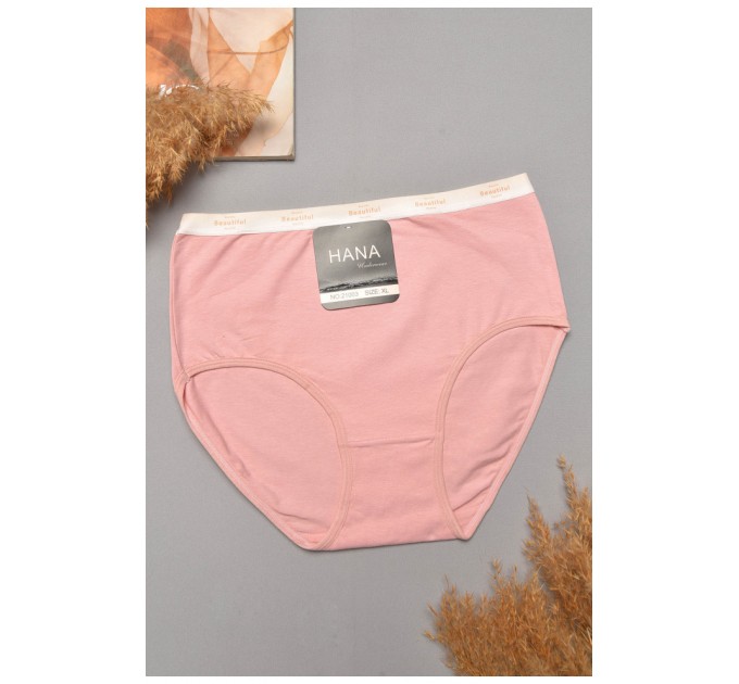 Труси жіночі напівбатальні світло-рожевого кольору 204803L