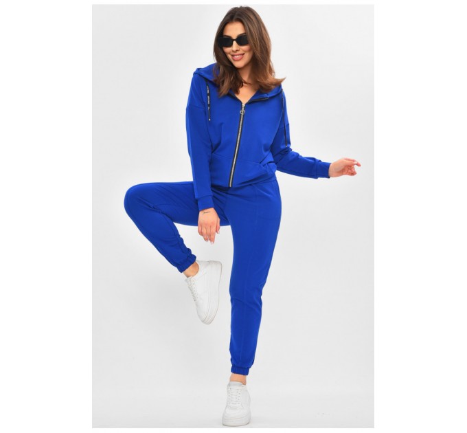 Спортивний костюм жіночий синього кольору 205186L