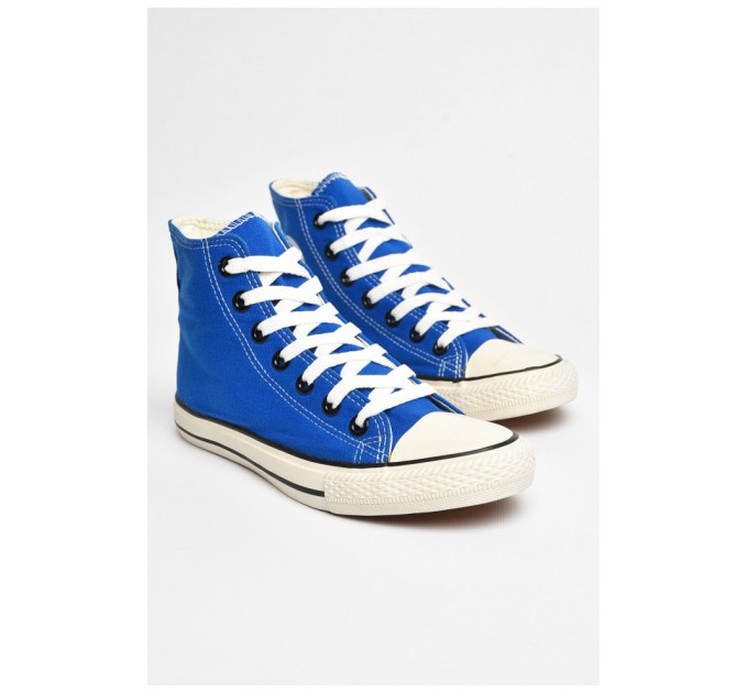 Кеди чоловічі синього кольору текстиль 205295L