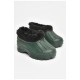 Галоші дитячі на флісі темно-зеленого кольору 205323L