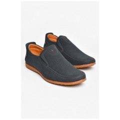 Мокасини чоловічі темно-синього кольору 205748L