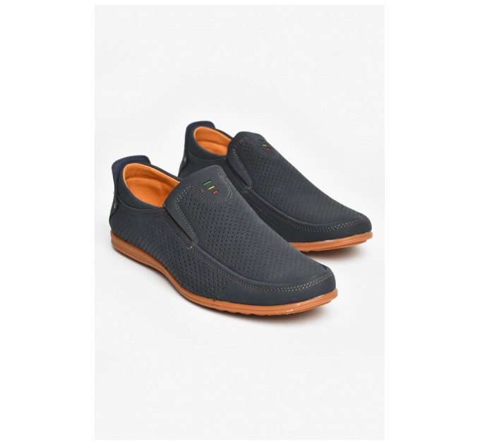 Мокасини чоловічі темно-синього кольору 205748L