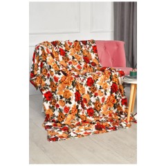 Плед білого кольору з принтом розмір 150*200 206398L