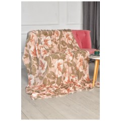 Плед серого цвета с принтом размер 150*200 206399L Плед серого цвета с принтом размер 150*200 206399L