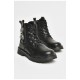 Черевики дитячі для дівчинки чорного кольору зимові 206529L