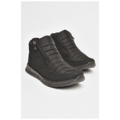 Ботинки мужские зимние на овчине черного цвета 206567L Ботинки мужские зимние на овчине черного цвета 206567L