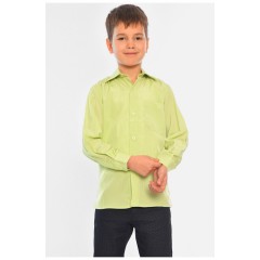 Рубашка детская мальчик салатовая 141082L Рубашка детская мальчик салатовая 141082L