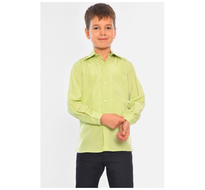 Сорочка дитяча хлопчик салатова 141082L