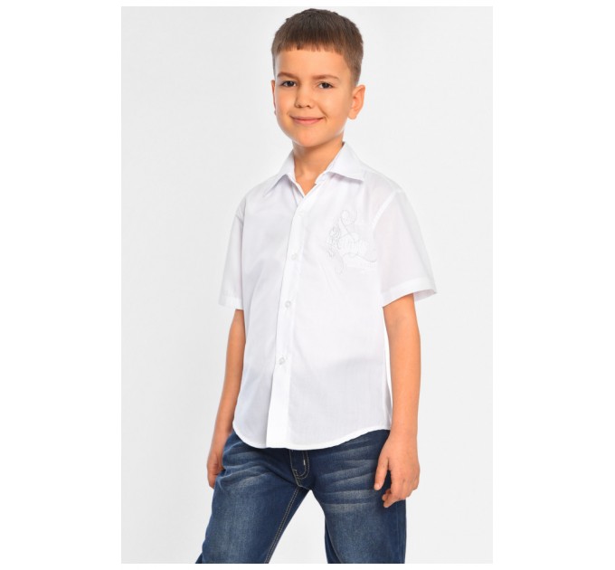 Рубашка детская мальчик белая 148474L