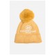 Шапка дитяча тепла гірчичного кольору на 10-12 років 153264L