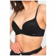 Бюстгальтер безшовний чорного кольору чашка В 155466L