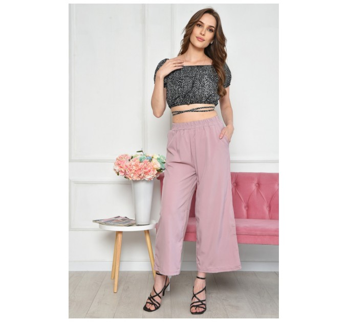 Кюлоты женские пудрового цвета 157600L