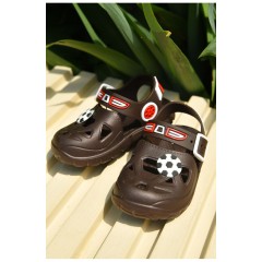 Сандалі дитячі піна для хлопчика коричневого кольору 159541L