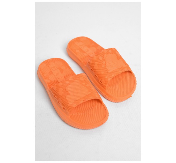 Шлепки детские девочка пена оранжевого цвета 163237L