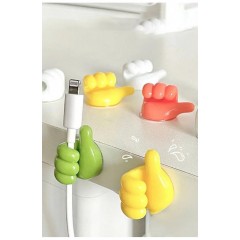 Тримач для проводів та кабелів на робочий стіл 4 шт 166346L