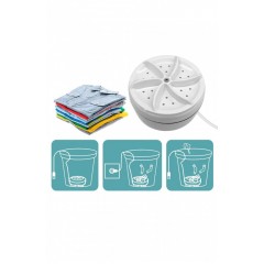 Ультразвукова міні-пральна машина портативна Turbine wash 166954L