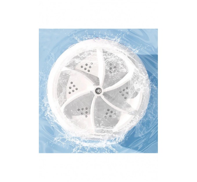 Ультразвукова міні-пральна машина портативна Turbine wash 166963L