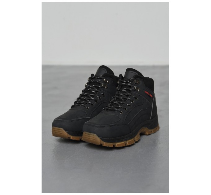 Черевики чоловічі зимові на хутрі жовтого кольору 168106L