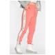Спортивні штани жіночі на флісі темно-рожевого кольору 168422L
