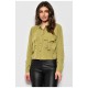 Сорочка жіноча оливкового кольору 168961L