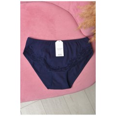 Труси жіночі однотонні синього кольору 169401L
