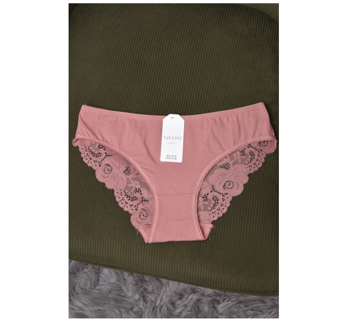 Труси жіночі однотонні пудрового кольору 169421L