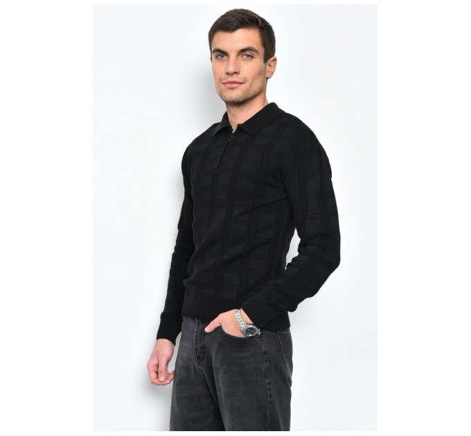 Свитер мужской черного акрилового цвета 169907L