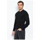 Светр чоловічий чорного кольору акриловий 169907L