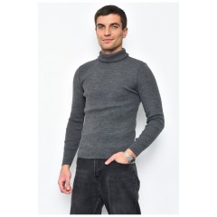 Гольф чоловічий темно-сірого кольору акриловий 169937L