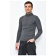 Гольф чоловічий темно-сірого кольору акриловий 169937L